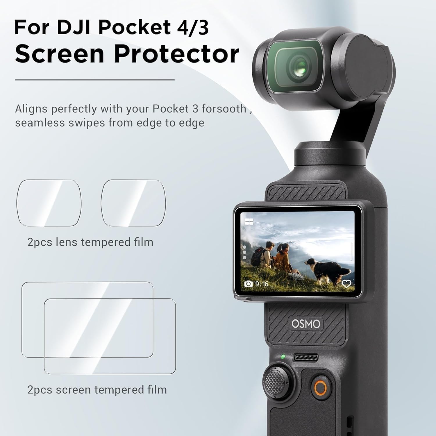 GLASS FOR DJI OSMO POCKET 3/4