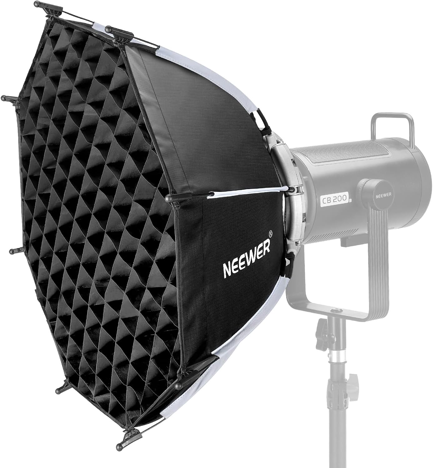 SOFTBOX NEEWER 55CM OCTAGONAL NYLON ALLOY QUICK RELEASE WITH GRID 10102646