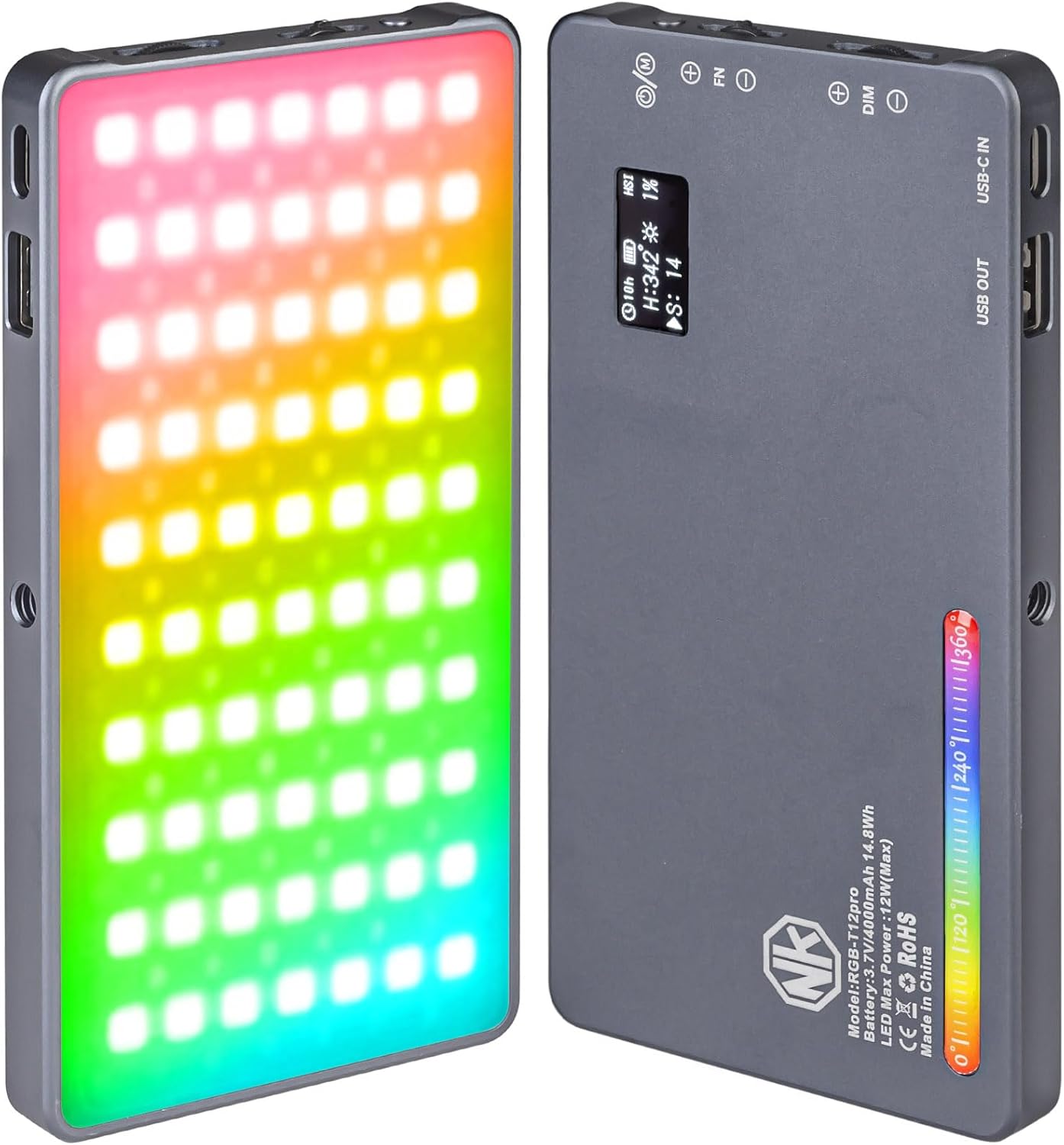 TORCHE LED RGB NK T12 PRO